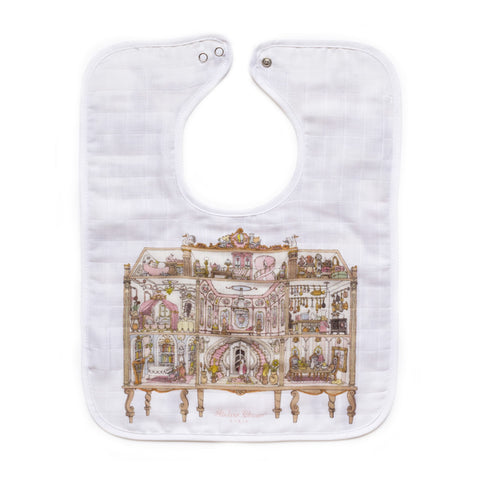 GOTS Certified Organic Large Bib - DOLLHOUSE – SILVER SNAPS